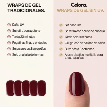 Gel Nail Wrap Set