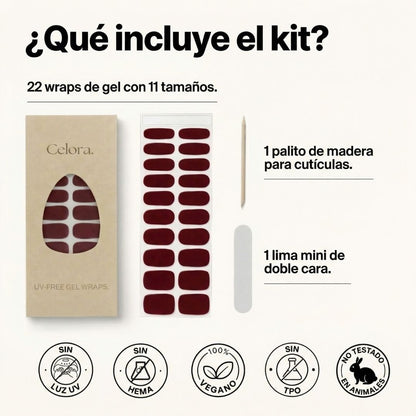 Gel Nail Wrap Set